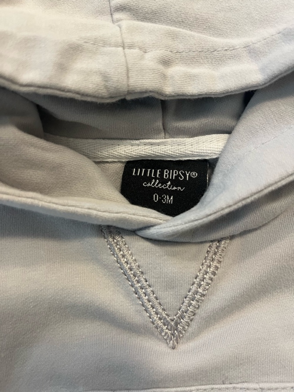 Little Bipsy Short Sleeve Hoodie Pullover - Picture 2 of 4
